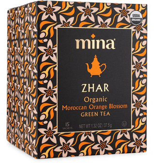 Zhar, Organic Moroccan Orange Blossom Green Tea