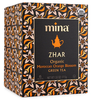 Zhar, Organic Moroccan Orange Blossom Green Tea