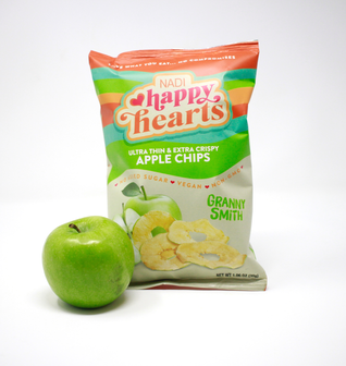 NADI Happy Heart Apple Chips - Granny Smith