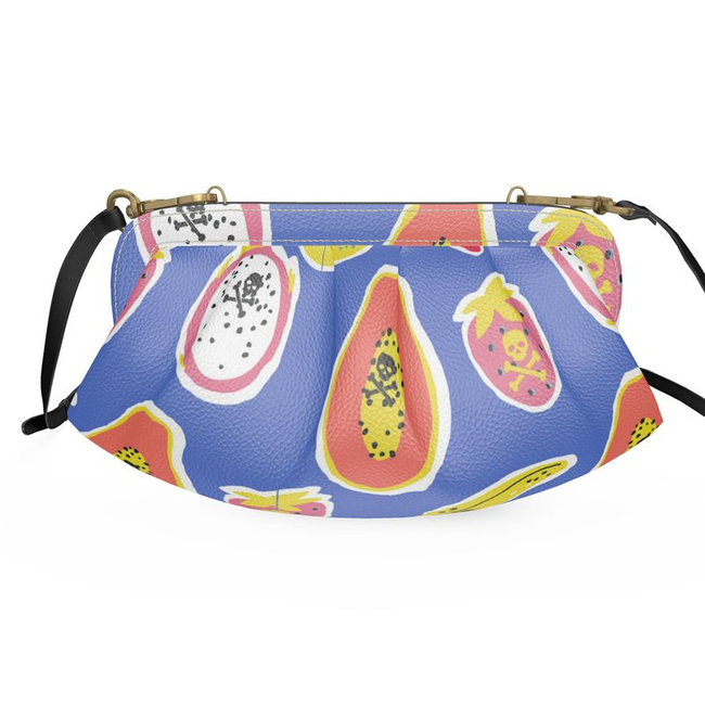 Fruit of the Poisonous Tree Pleated Soft Frame Bag-gallery-32171566792770