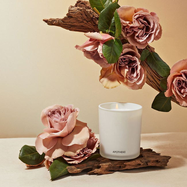 Santal Rock Rose Classic Candle-gallery-31742137335873