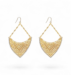 Mesh Shield Earrings