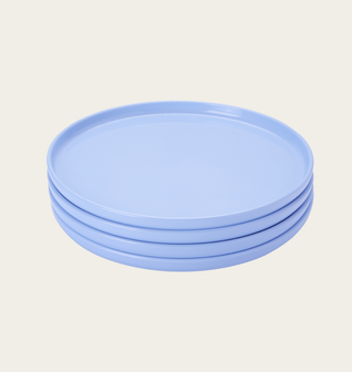 4 Plate Set | Blue
