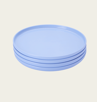 4 Plate Set | Blue