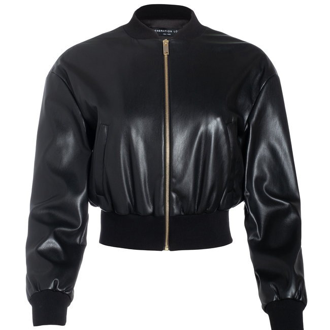 Adalyn Vegan Leather Bomber-gallery-43032178753786