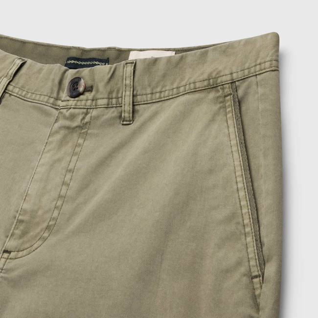 Andrew 7.5" Stretch Twill Short - Lichen Green-gallery-42416366190850