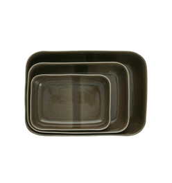 Svelte 3pc Baker Set (Olive, Stone, Terra Cotta)