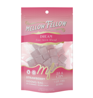 Dream Blend - Live Resin M-Fusions Edibles - Strawberry 1000mg