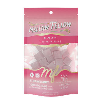 Dream Blend - Live Resin M-Fusions Edibles - Strawberry 1000mg
