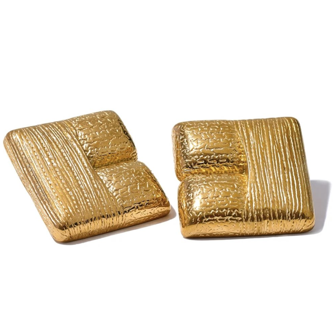 Retro Square Earrings-gallery-31654179700811