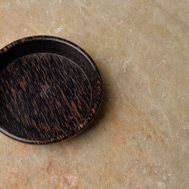 Lemon Wood Salad Bowl, Black Palm Bowl, and Hickory Vessel-gallery-38321957765298