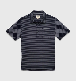 Michael Stripe Polo - Navy Stripe
