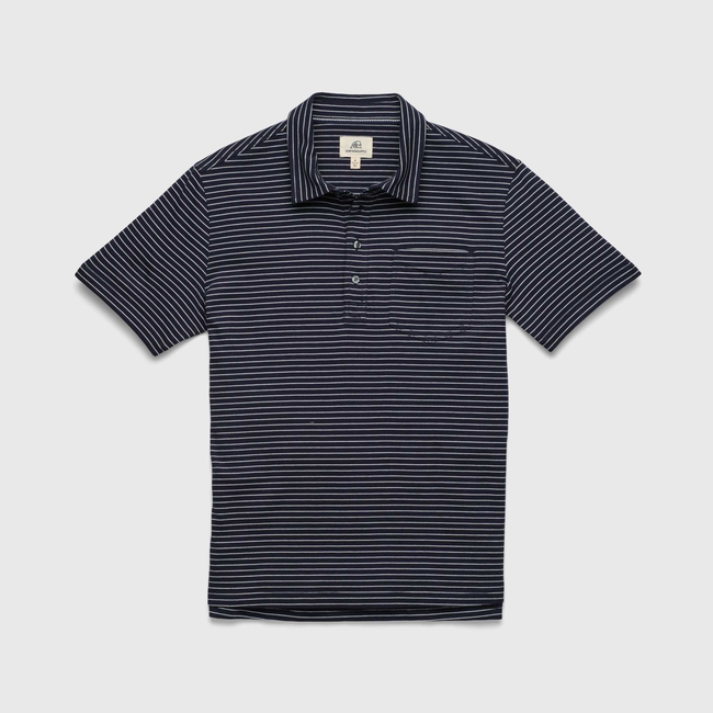 Michael Stripe Polo - Navy Stripe-gallery-45068349440258