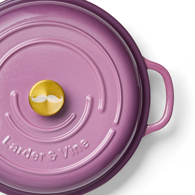 Chef Joe Sasto's Exclusive Enameled Cast Iron Round Braiser | 3.6QT/3.4L-gallery-54347960484212