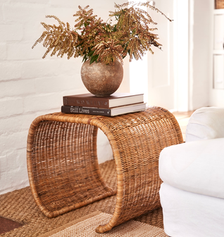Healdsburg Wicker Side Table