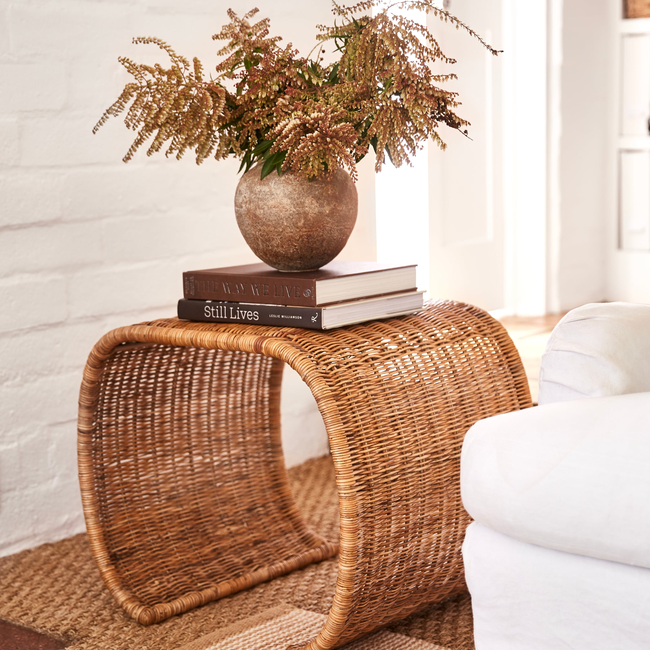 Healdsburg Wicker Side Table-gallery-30681786122301