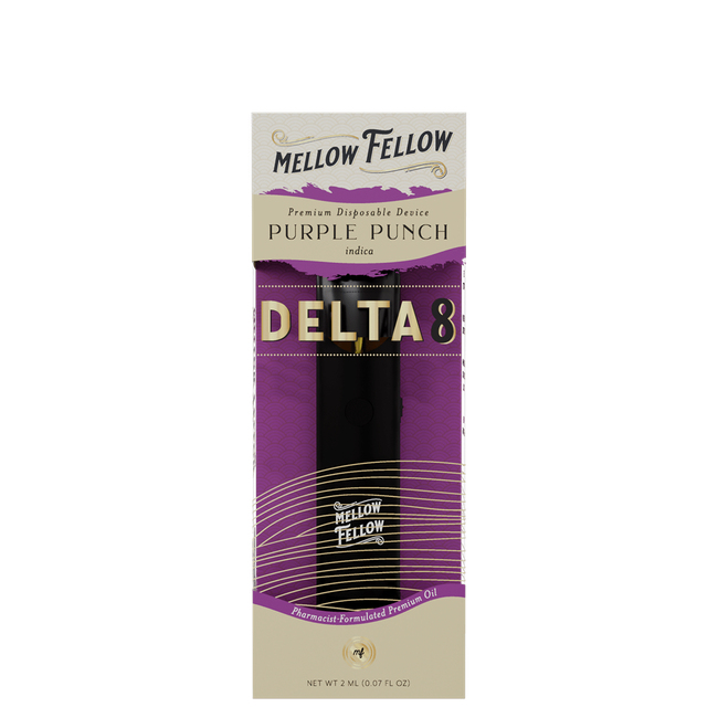 Delta 8 Premium 2ML Disposable Vape - Purple Punch (Indica)-gallery-37045923578062