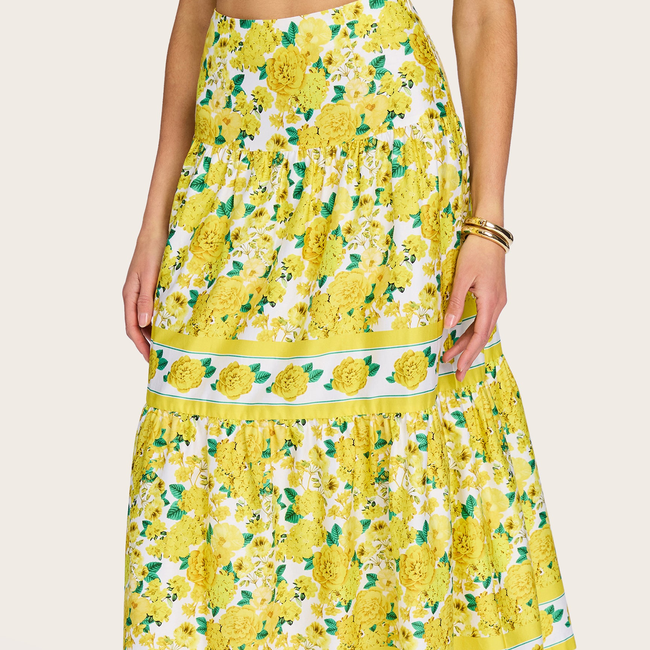 Mondo Floral Poplin Skirt-gallery-43968243302650