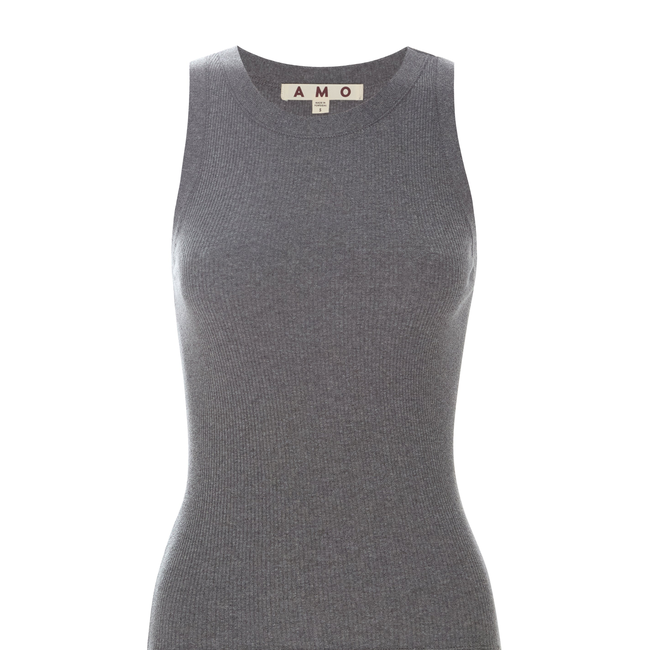 Swoon Tank <br> Heather Grey-gallery-32759956734018