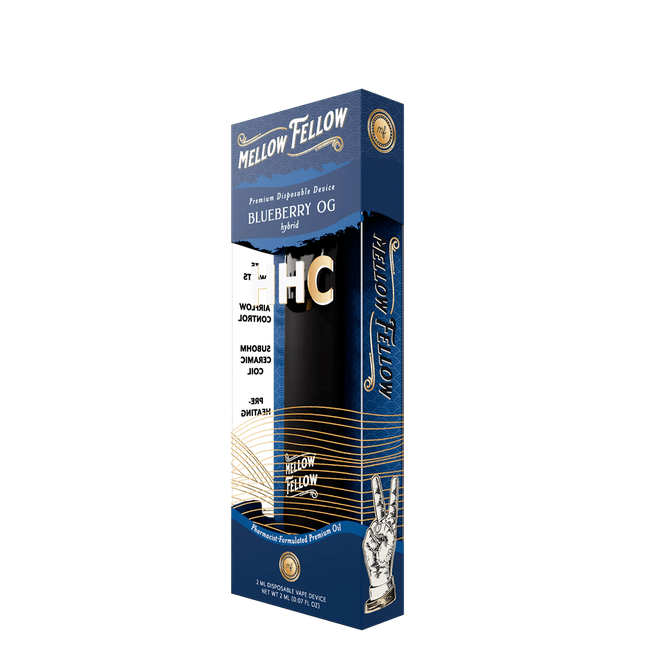 HHC Premium 2ml Disposable Vape - Blueberry OG (Hybrid)-gallery-37327738044622