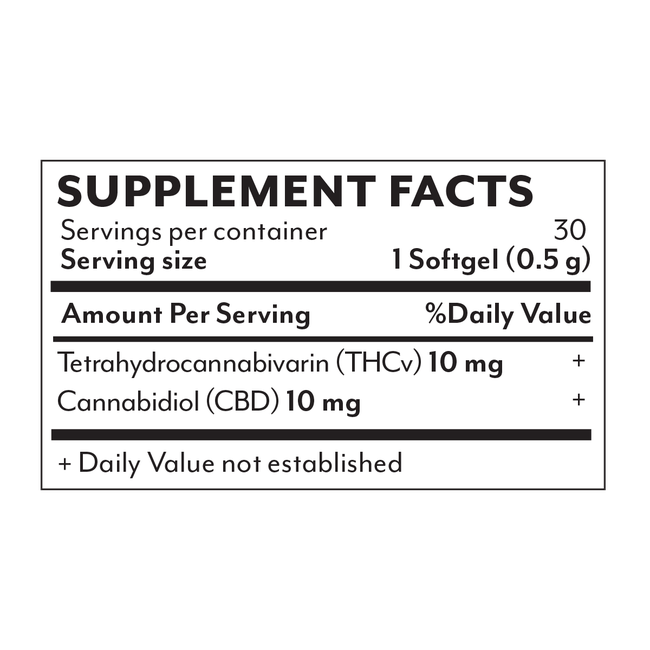 The Focus Blend Softgels - 600mg-gallery-37327686435022