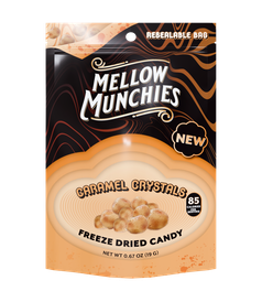 Caramel Crystals Freeze Dried Candy - Snack Size