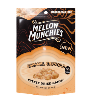 Caramel Crystals Freeze Dried Candy - Snack Size
