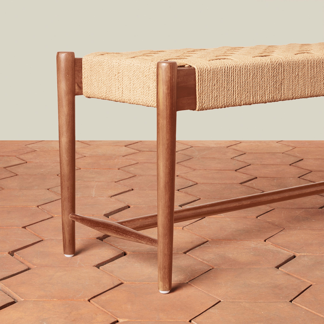 Ingrid Basketweave Bench-gallery-60034378989938