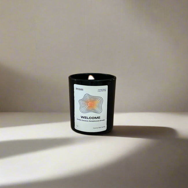 Welcome—Scented Coconut Wax Candle, 7oz-gallery-52645120606482