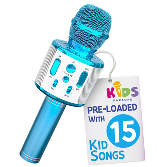 Kids Karaoke Microphone - Blue