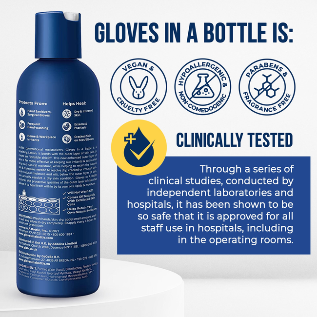 Gloves In A Bottle Shielding Lotion 8 Oz Bottle with a New Pump-gallery-31280236429386
