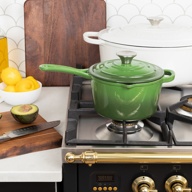 Enameled Cast Iron Saucepan | 2.2QT/2.1L-gallery-53351568474484