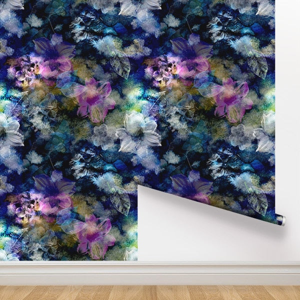 Peel and Stick Wallpaper - Bryony Storm / Noir-gallery-30072717049969