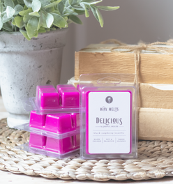 Delicious Wax Melts - Black Raspberry & Vanilla Clamshell Wax Melts