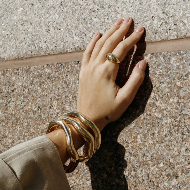 Irregular Stacking Bangle-gallery-31654204997707