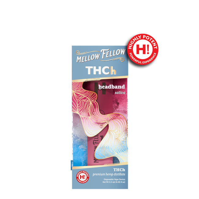 THCh 0.5g Disposable Vape - Headband (Sativa)-gallery-37467804532942