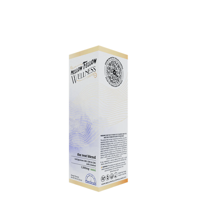 The Rest Blend CBD Tincture - 1500mg - Mint-gallery-37327691710670