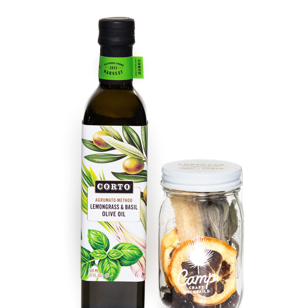 Corto Olive Co. and Camp Craft Cocktails Team Up to Launch “The Corto Cup” Cocktail Kit