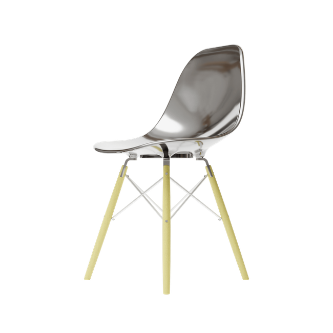 Metallic Slate MicroShell Chair™-gallery-47786859266334