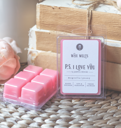 Wax Scented Melt Clamshell Magnolia & Peony