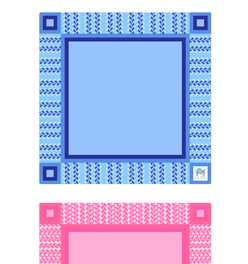 MAHJONG MAT  |  Prism  |  33" x 33"