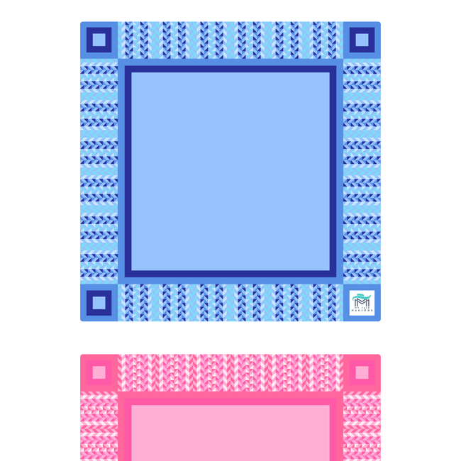 MAHJONG MAT | Prism | 33" x 33"-gallery-50596690002231