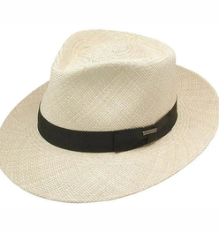 Stetson Retro - Panama Straw Fedora Hat