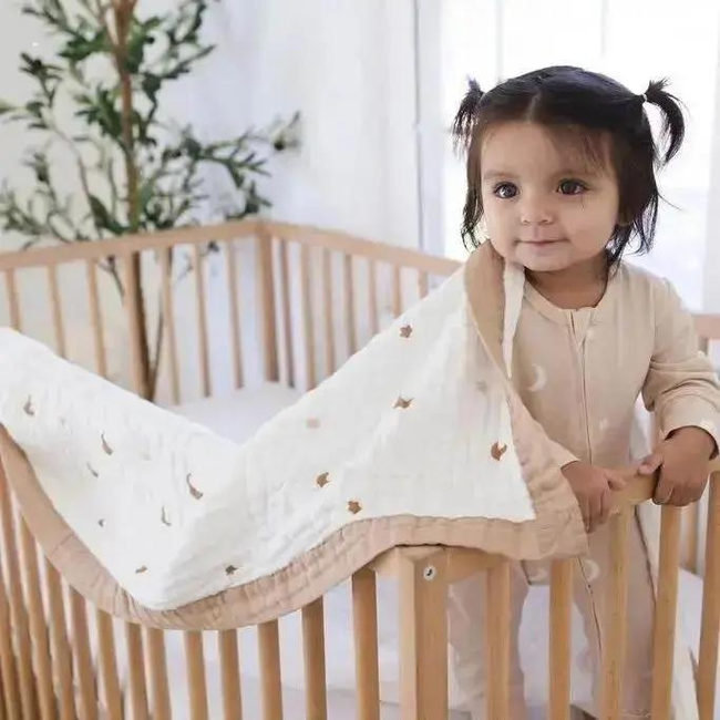 Newborn Bundle: Moonlit Dreams Blanket + Zipped Onesie (Newborn Set)-gallery-46778671333609