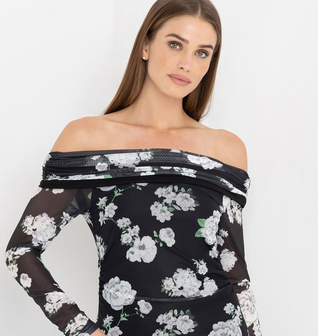 Romeo Floral Mesh Top