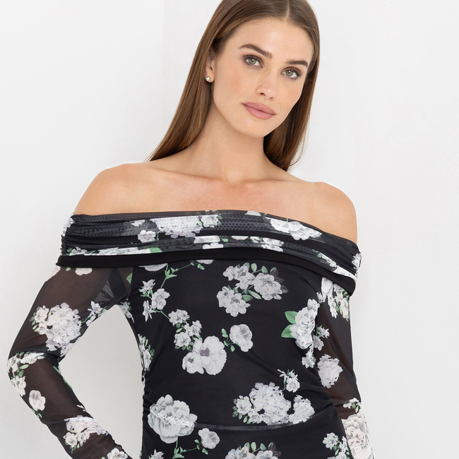 Romeo Floral Mesh Top-gallery-44946126831866