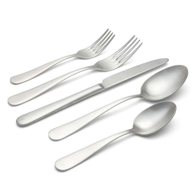 Signature Stainless Steel Flatware Set (20-Piece Set, 4 Place Settings)-gallery-53881726271860