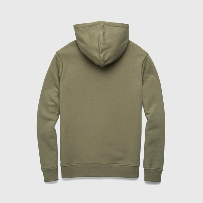 Marine French Terry Hoodie - Lichen Green-gallery-44025292882178