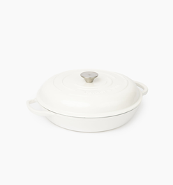 Enameled Cast Iron Round Braiser | 3.6QT/3.4L