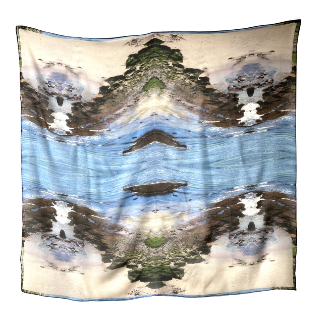 Babs California Beach Inspired Silk Scarf-gallery-45260765430056
